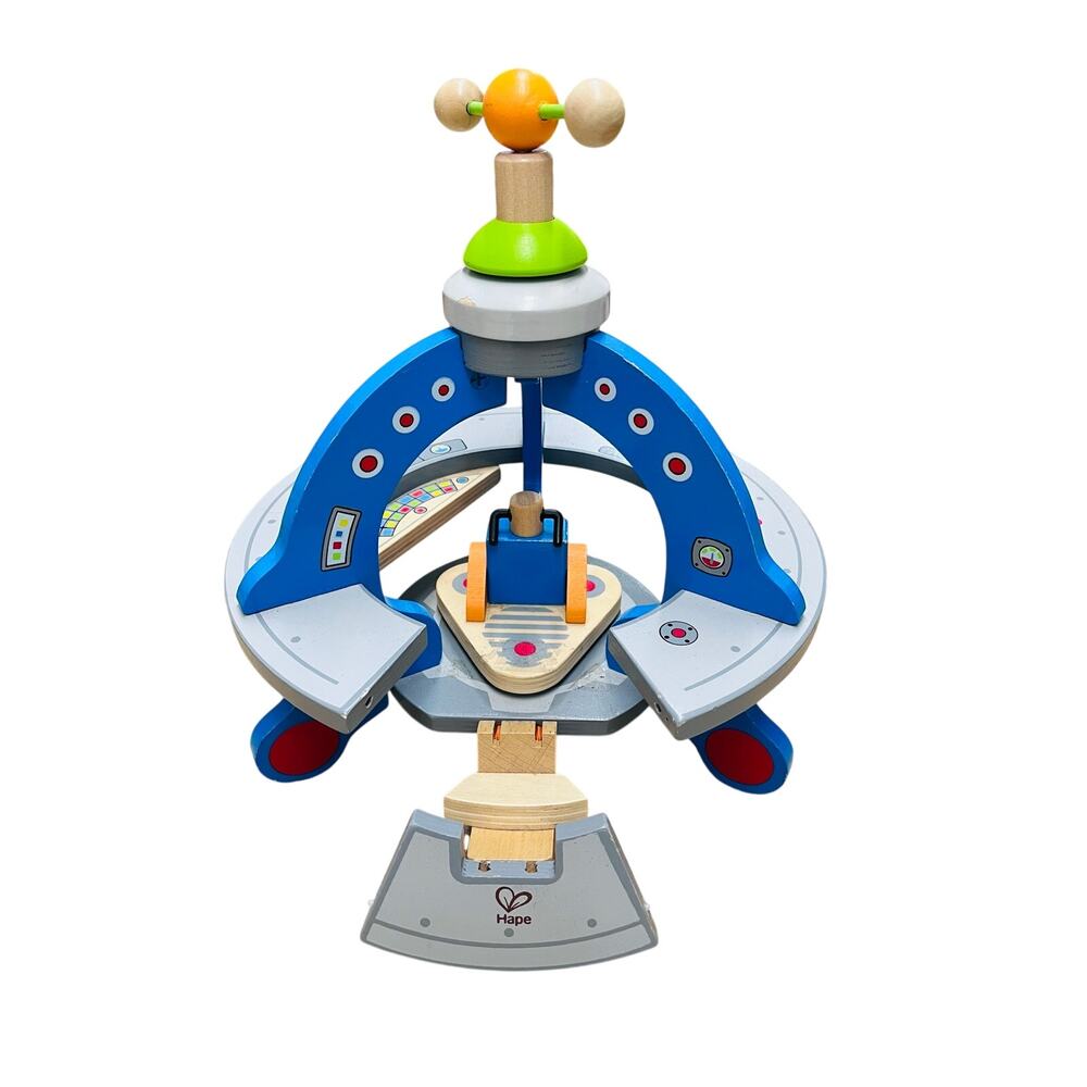 Hape Wooden UFO Playset